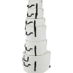 Hardcase HRockFus6 F.Lined Set White