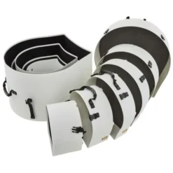 Hardcase HRockFus6 F.Lined Set White