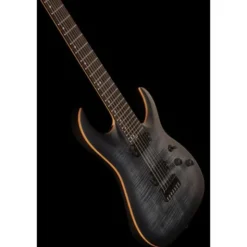 Harley Benton Amarok-7 BKNT Flame Bur w/Case