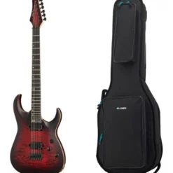 Harley Benton Amarok-BT BKRD Quilted w/Bag