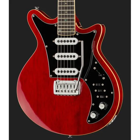 Harley Benton BM-75 Trans Red Deluxe w/Case