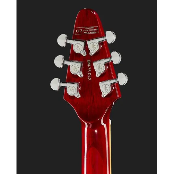 Harley Benton BM-75 Trans Red Deluxe w/Case