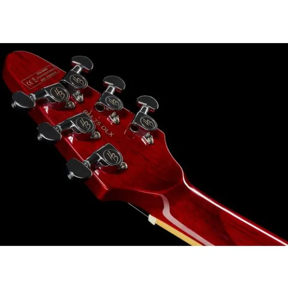 Harley Benton BM-75 Trans Red Deluxe Series