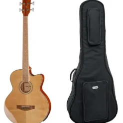 Harley Benton B-30NT Acoustic Bass w/Bag