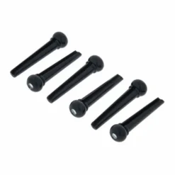 Harley Benton Bridge Pin Set Black Dot