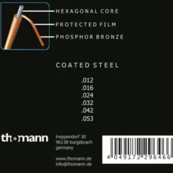 Harley Benton Coated Phosphor 012 Anti Rust