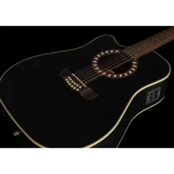 Harley Benton Custom Line CLD-10SCE-12BKS LH