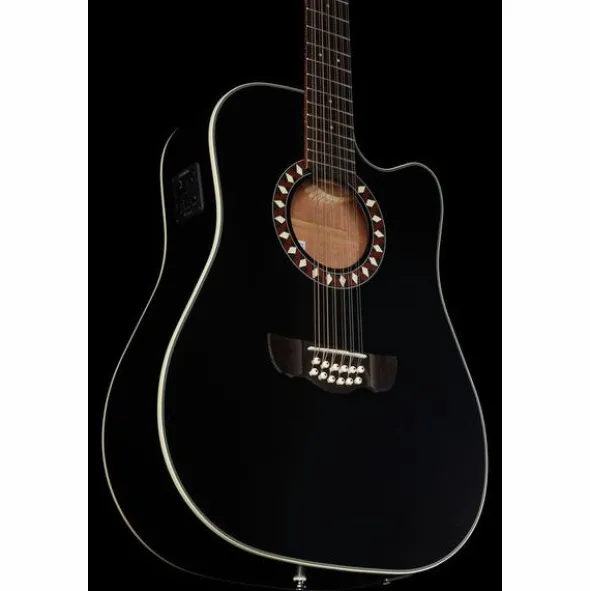 Harley Benton Custom Line CLD-10SCE-12BKS