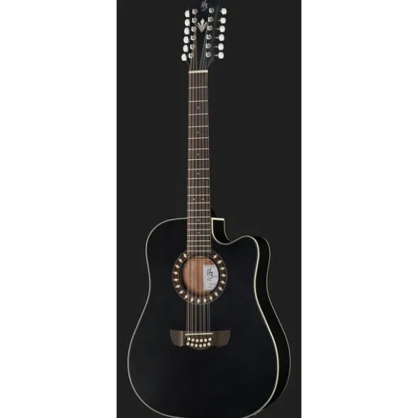 Harley Benton Custom Line CLD-10SCE-12BKS