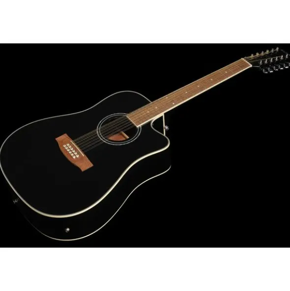 Harley Benton D-200CE-12BK Bundle