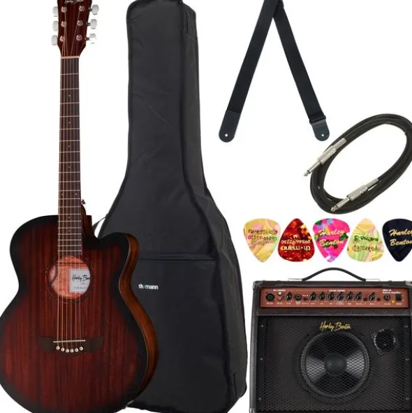 Harley Benton Delta Blues MJCE Bundle