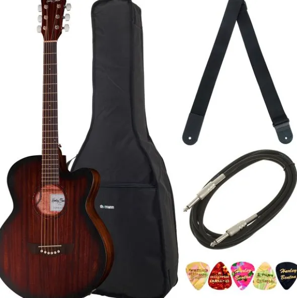 Harley Benton Delta Blues MJCE Bundle