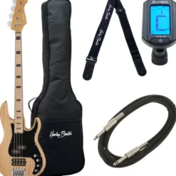 Harley Benton Enhanced MP-4MN Natural Bundle
