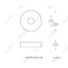 Harley Benton Felt Washers Set Black