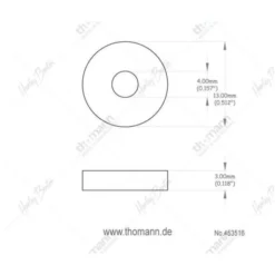 Harley Benton Felt Washers Set Black