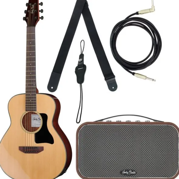 Harley Benton GS-Travel-E Spruce Bundle