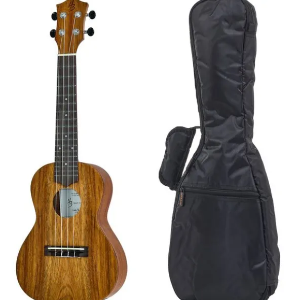 Harley Benton Hawaii Koa Concert Ukul w/Bag
