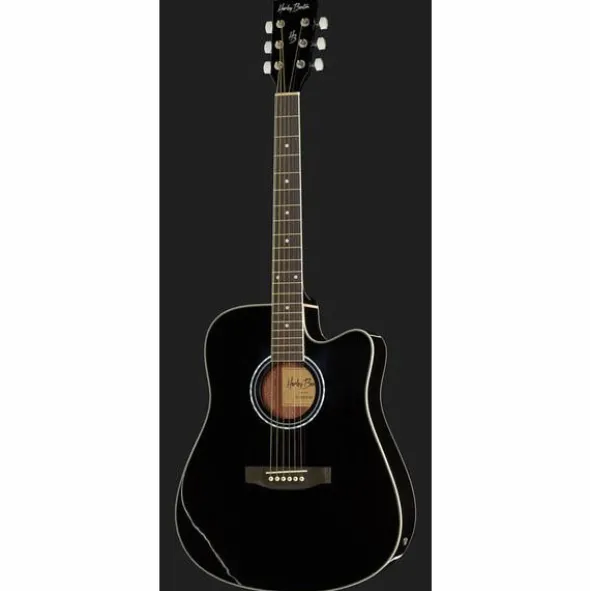 Harley Benton HBD120CEBK Bundle France