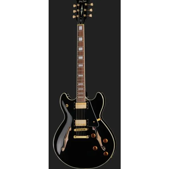 Harley Benton HB-35Plus Black w/Bag