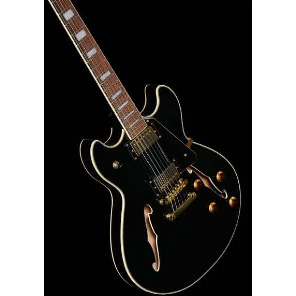 Harley Benton HB-35Plus Black w/Bag