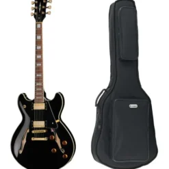 Harley Benton HB-35Plus Black w/Bag