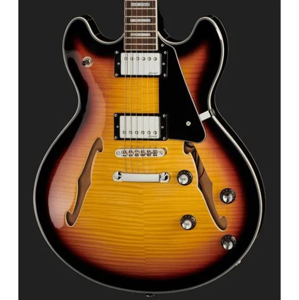 Harley Benton HB-35Plus Vintage Burst Bundle