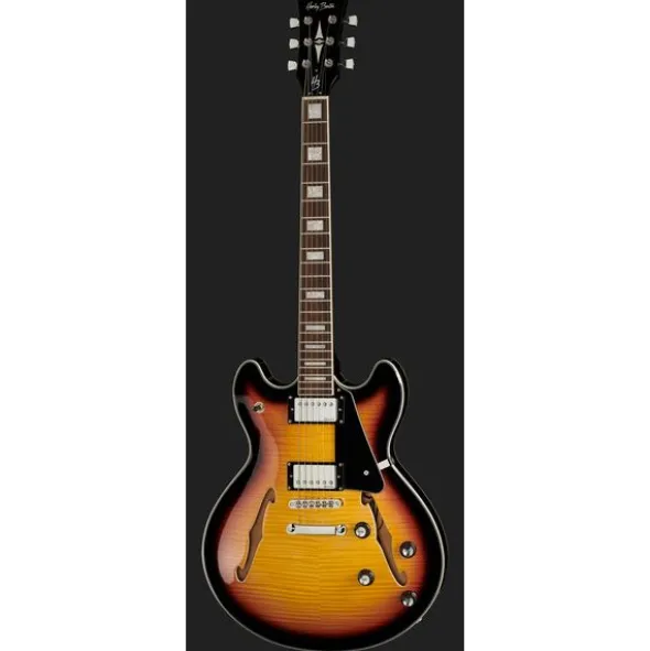 Harley Benton HB-35Plus Vintage Burst Bundle