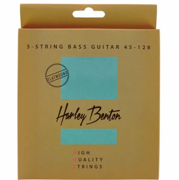 Harley Benton HQS Bass-5 45-128 Flatwound