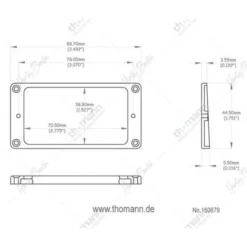 Harley Benton Hu Frame Flat Top Cream Neck