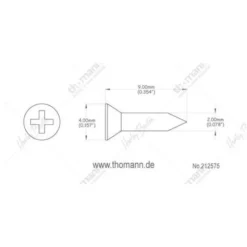 Harley Benton Humbucker Frame Screw Set N NI