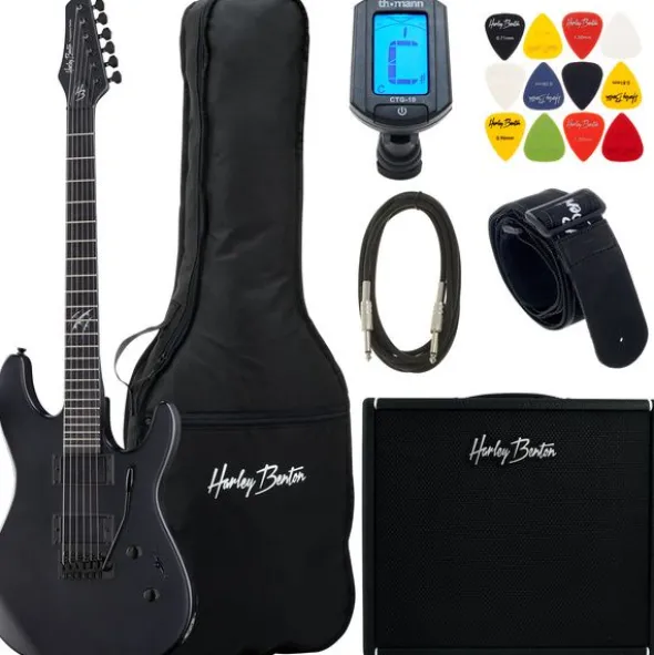 Harley Benton HWY-25BKS DNAFX AmP20 Set