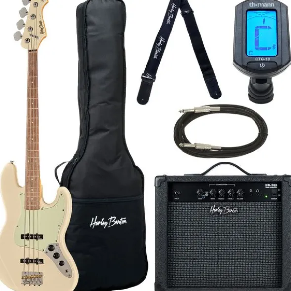 Harley Benton JB-62CC OW Bundle