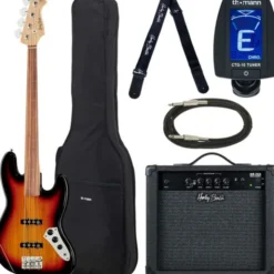 Harley Benton JB-40FL 3-Tone Sunburst Set