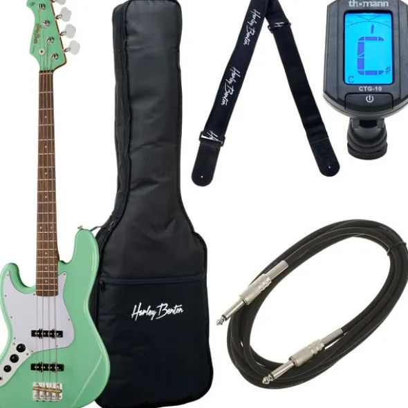 Harley Benton JB-62 LH CC SFG Bundle