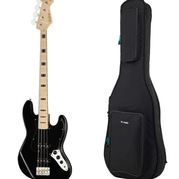 Harley Benton JB-75MN Black V. Series w/Bag