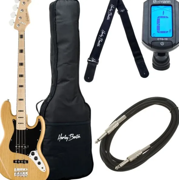 Harley Benton JB-75MN NA Vintage Seri Bundle