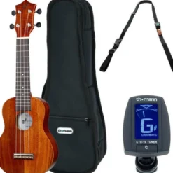 Harley Benton Kahuna Koa Soprano Ukul Set
