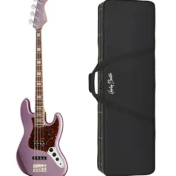 Harley Benton MV-4JB Burgundy Mist w/Case