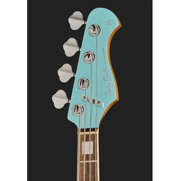Harley Benton MV-4JB Daphne Blue w/Case