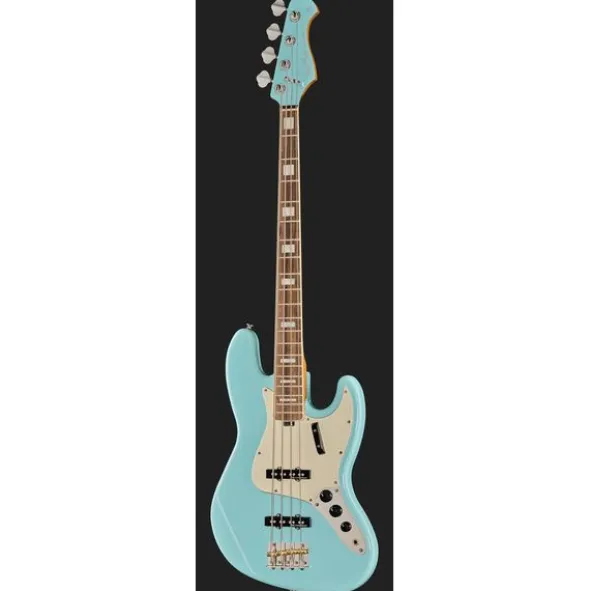 Harley Benton MV-4JB Daphne Blue w/Case