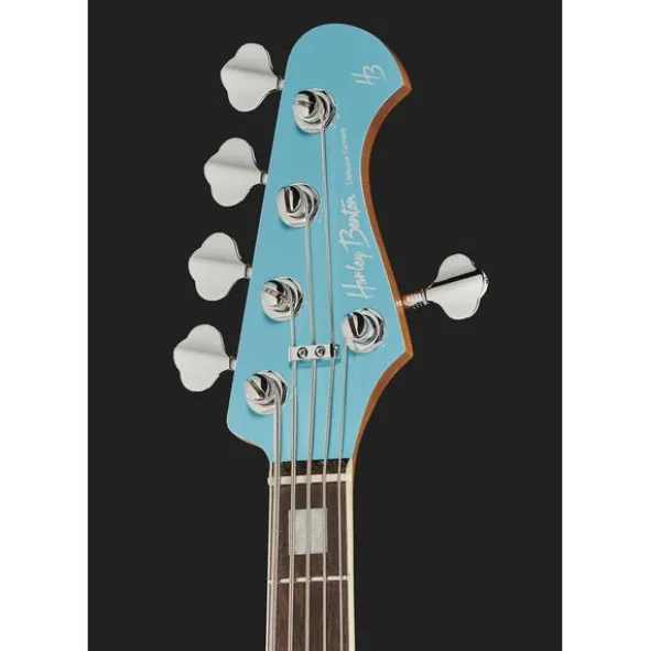 Harley Benton MV-5JB Daphne Blue w/Case