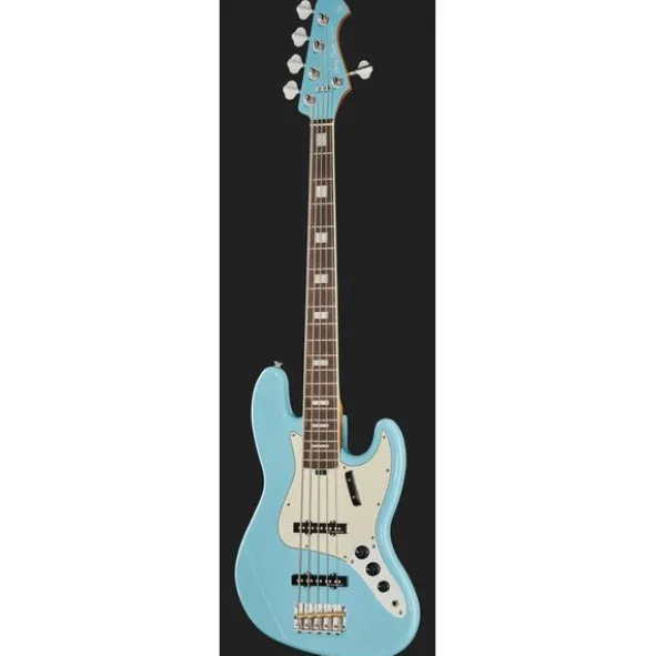 Harley Benton MV-5JB Daphne Blue w/Case