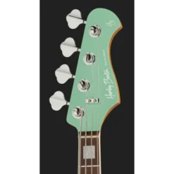 Harley Benton MV-4JB Seafoam Green w/Case