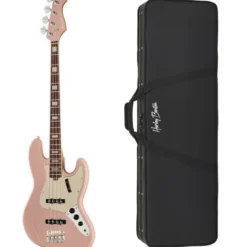Harley Benton MV-4JB Shell Pink w/Case