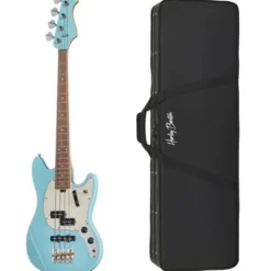 Harley Benton MV-4MSB Daphne Blue w/Case
