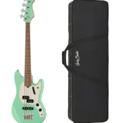 Harley Benton MV-4MSB Seafoam Green w/Case