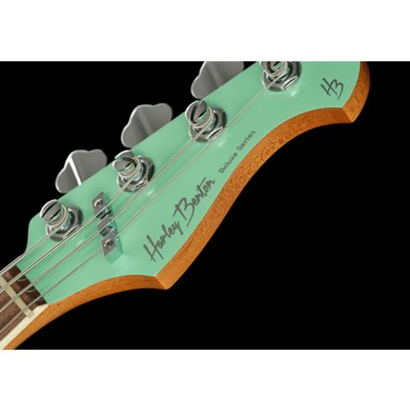 Harley Benton MV-4MSB Seafoam Green w/Case