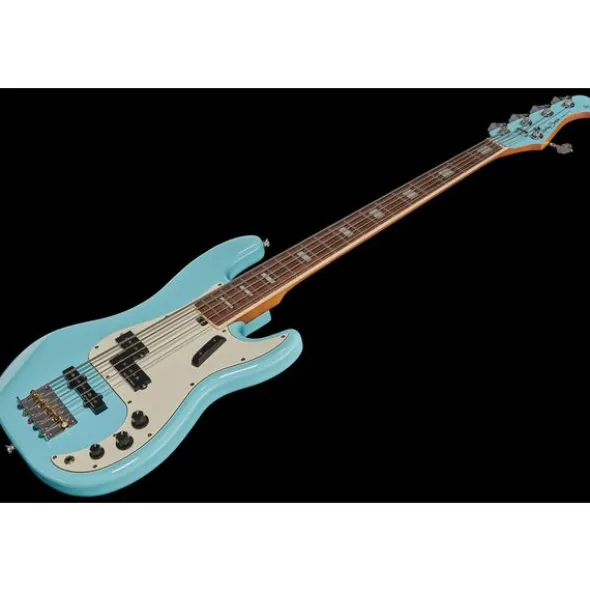 Harley Benton MV-5PJ Daphne Blue w/Case