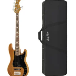 Harley Benton MV-5PJ Natural w/Case