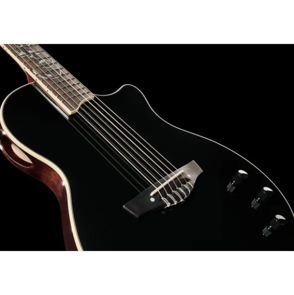Harley Benton Nashville Nylon Plus BK w/Bag